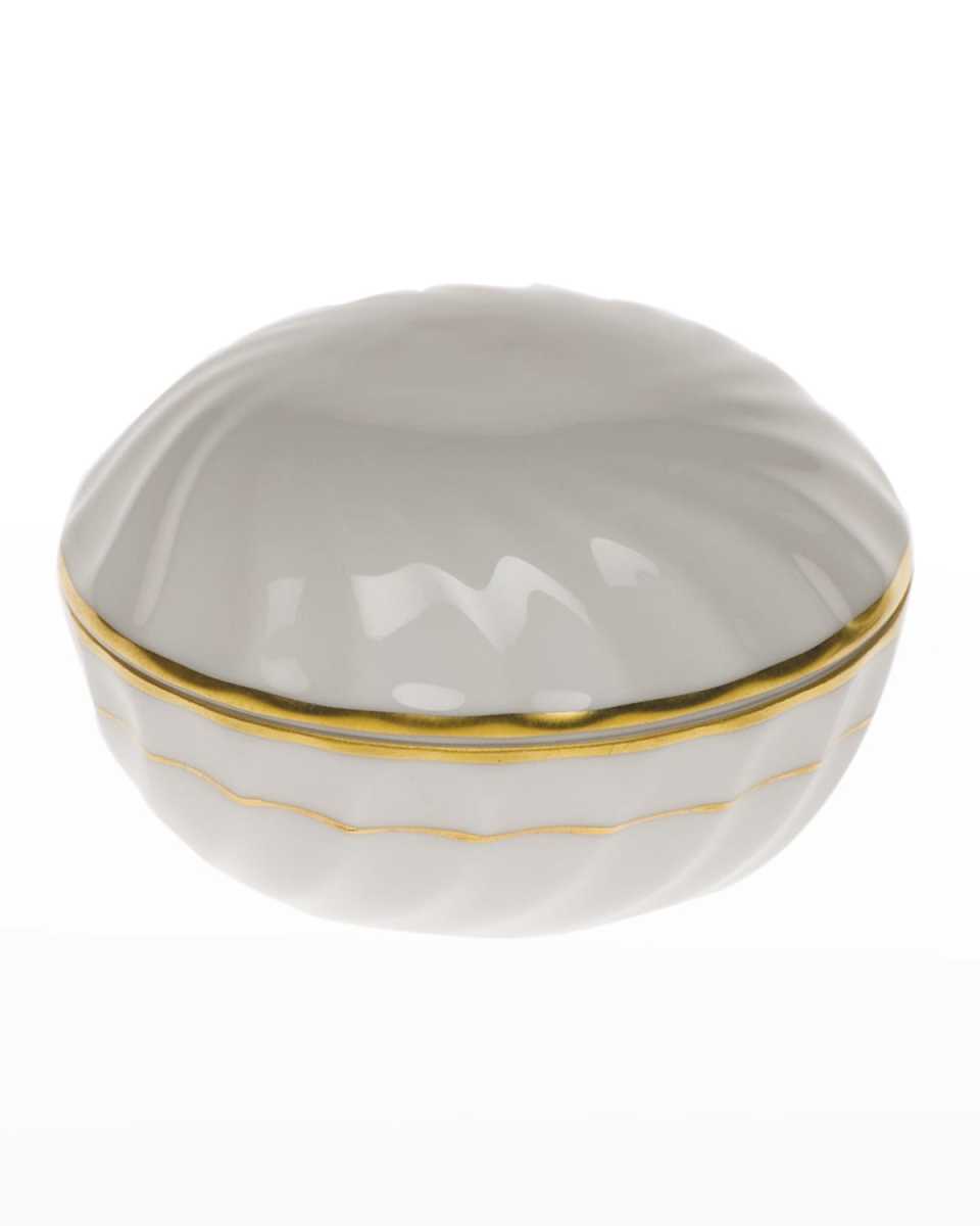 Golden Edge Ring Box